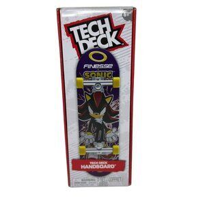Tech Deck Shadow the Hedgehog Fingerboard – 10" Sonic Handboard Skateboard NIB